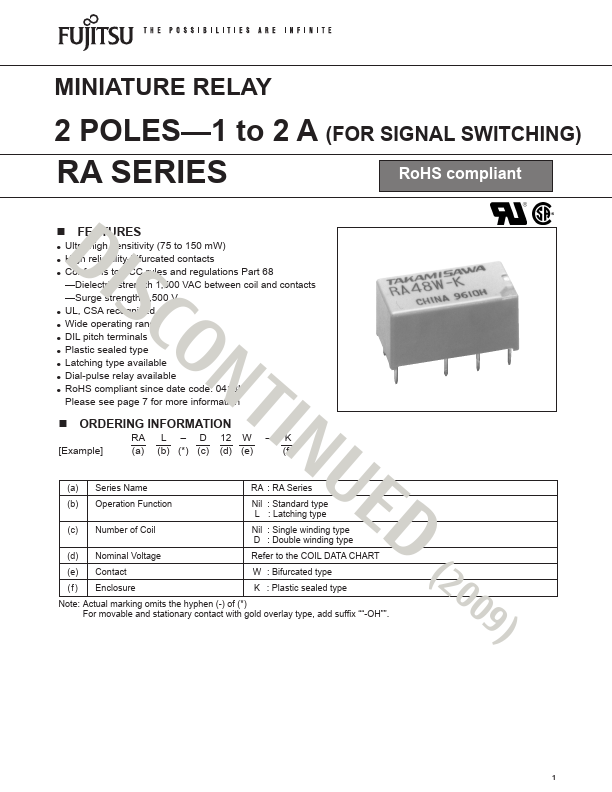 RAL-D9W-K