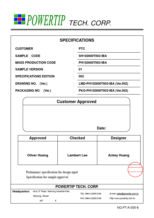 PH102600T003-IBA