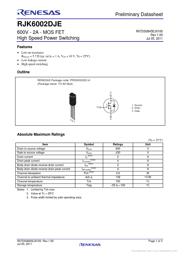 RJK6002DJE