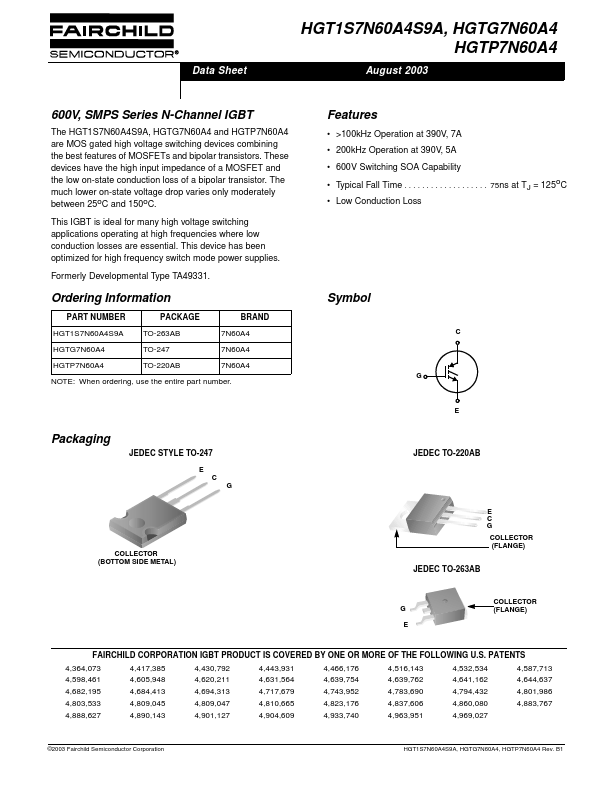 HGTP7N60A4