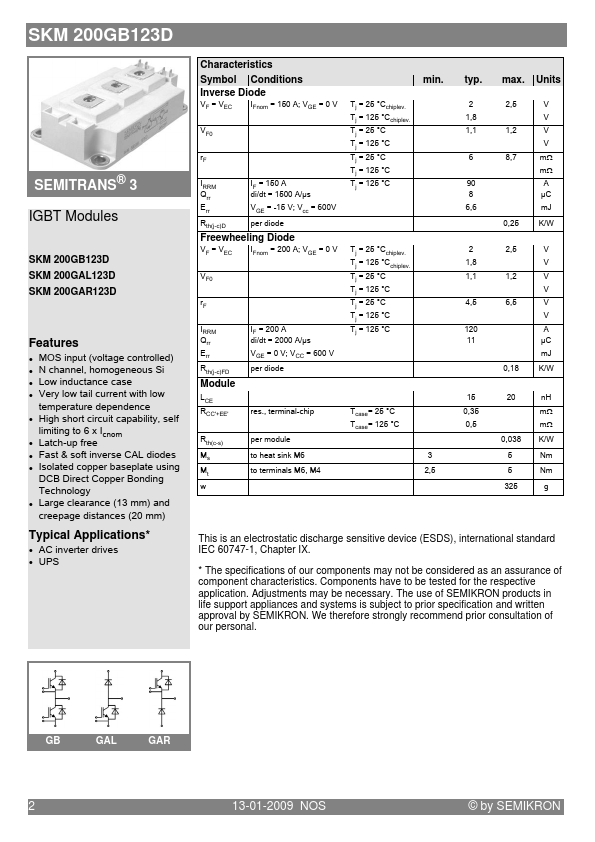 SKM200GAL123D