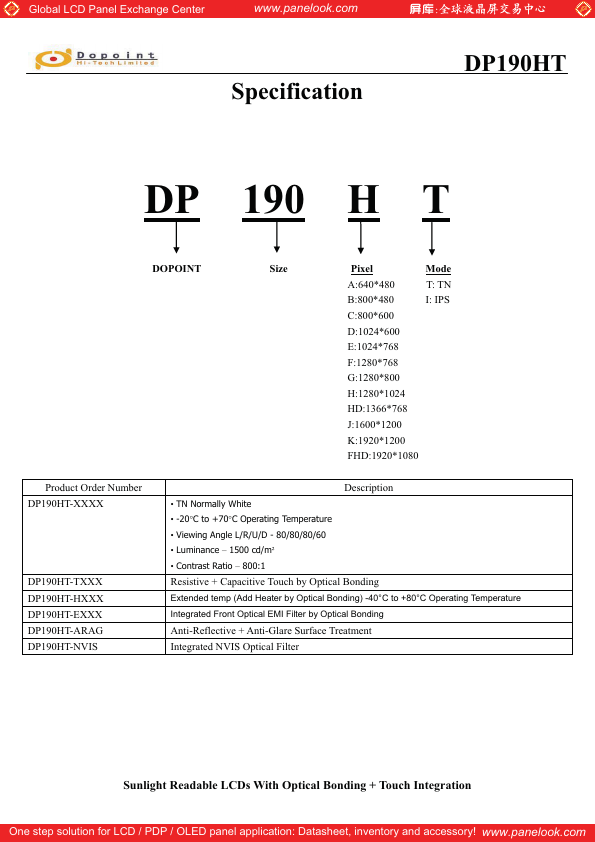 DP190HT