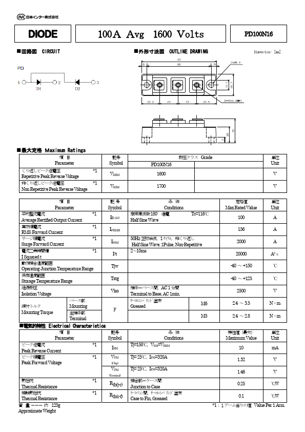 PD100N16