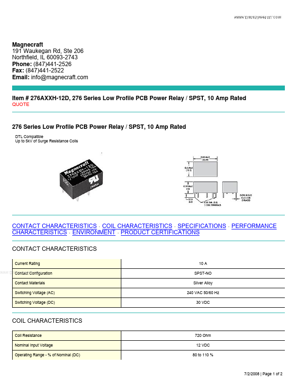 276AXXH-12D