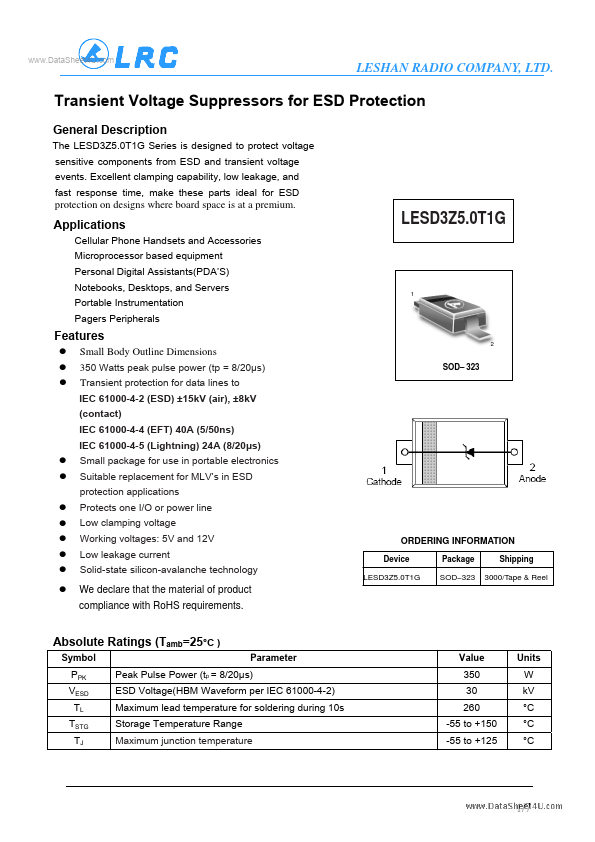 LESD3Z5.0T1G