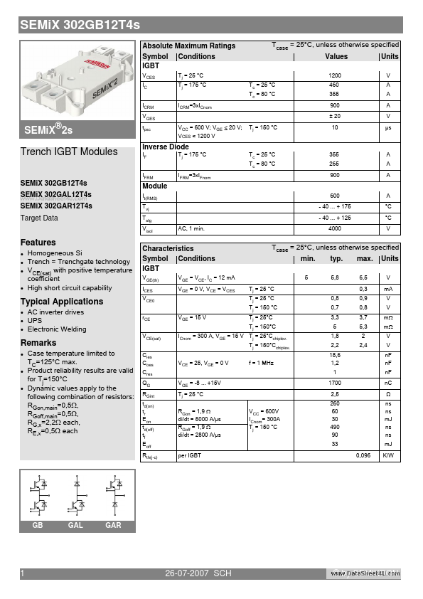 SEMIX302GAL12T4S