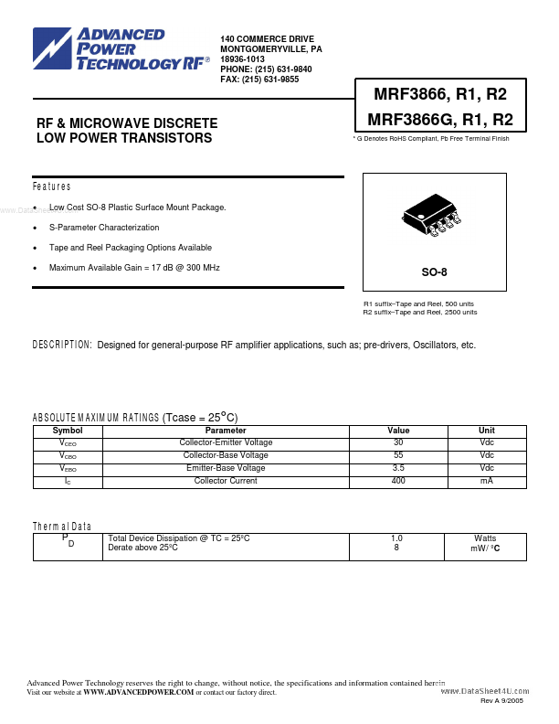 MRF3866GR2