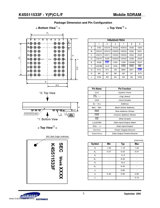 K4S511533F-YC