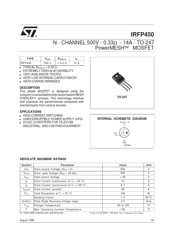 IRFP450