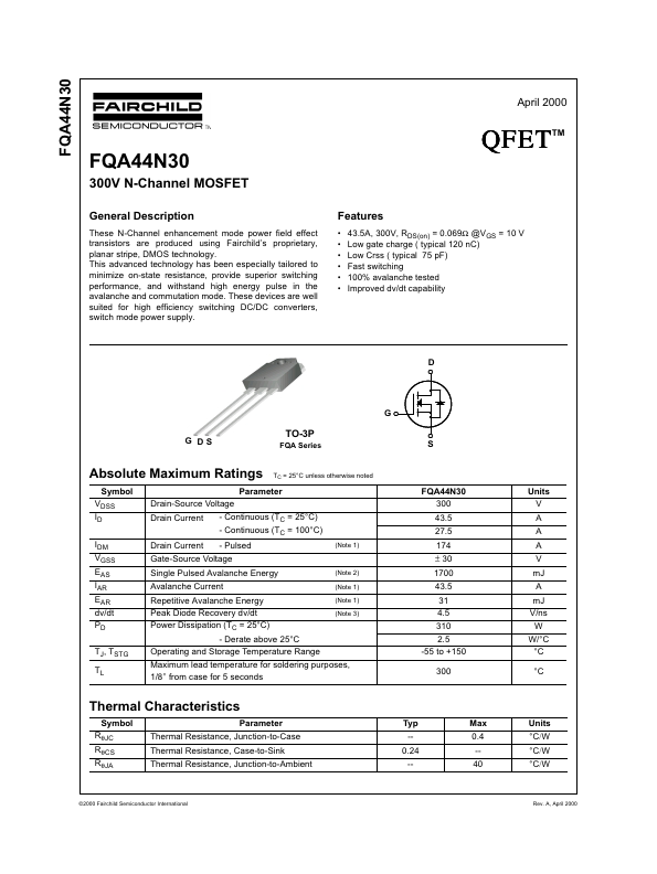 FQA44N30