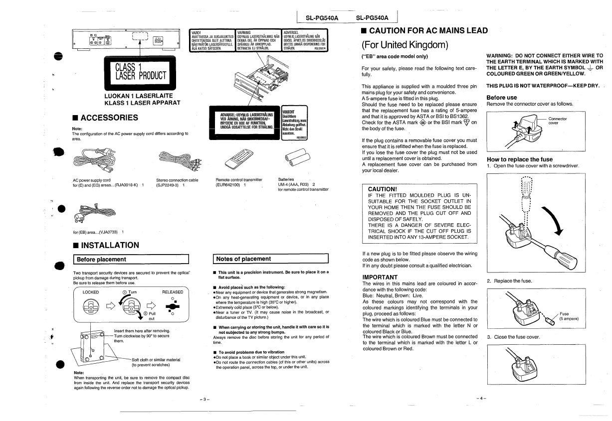 SL-PG540A