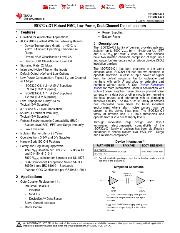 ISO7321-Q1