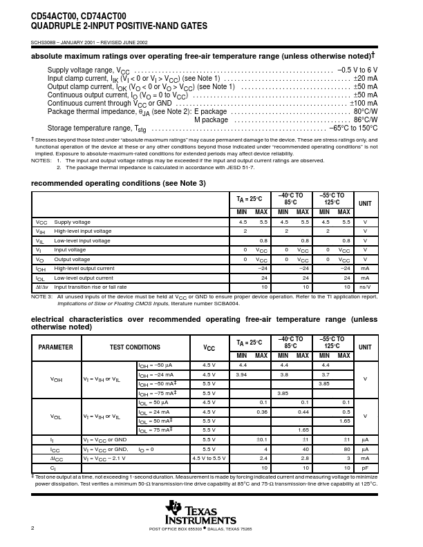 CD74ACT00E