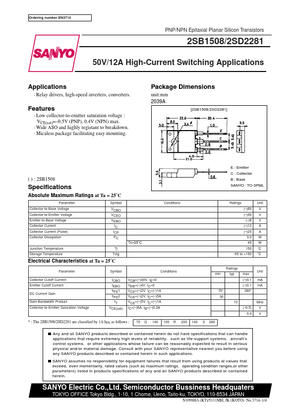 2SD2281