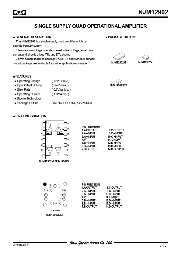 NJM12902M