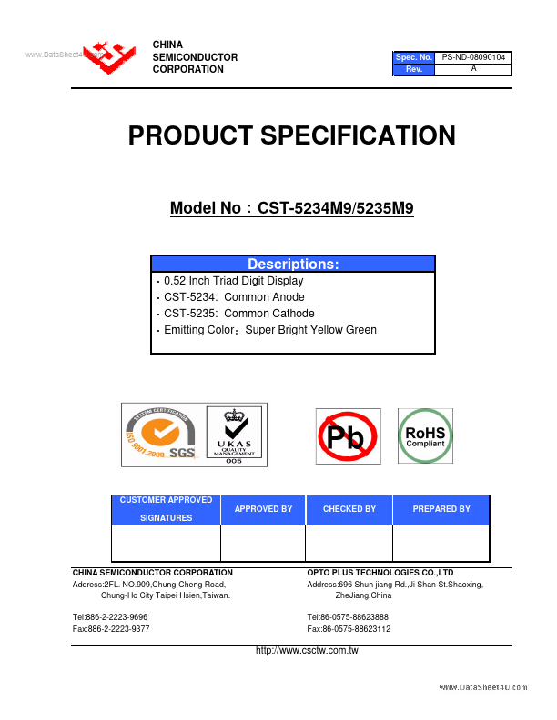 CST-5234M9