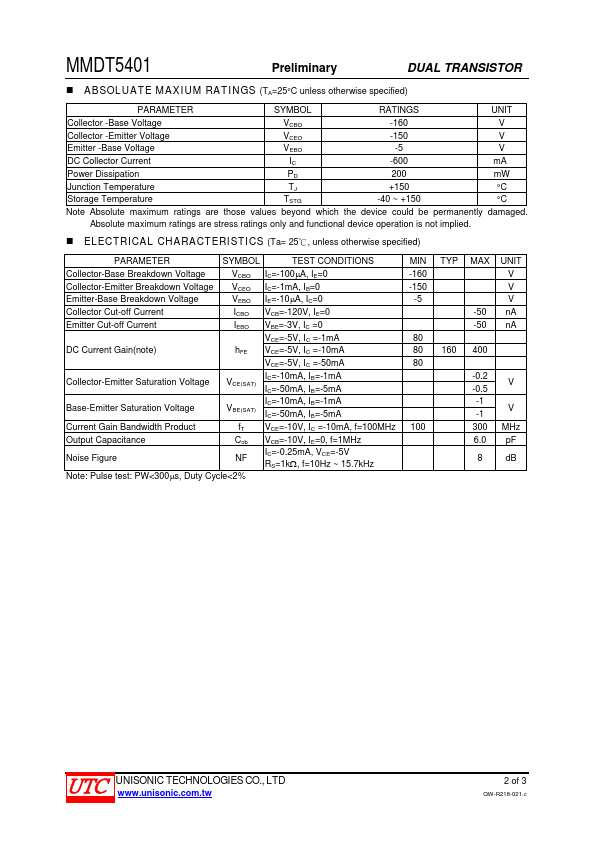 MMDT5401