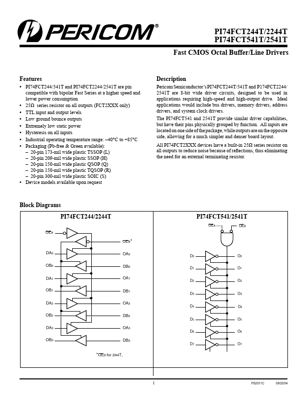 PI74FCT541ATSE