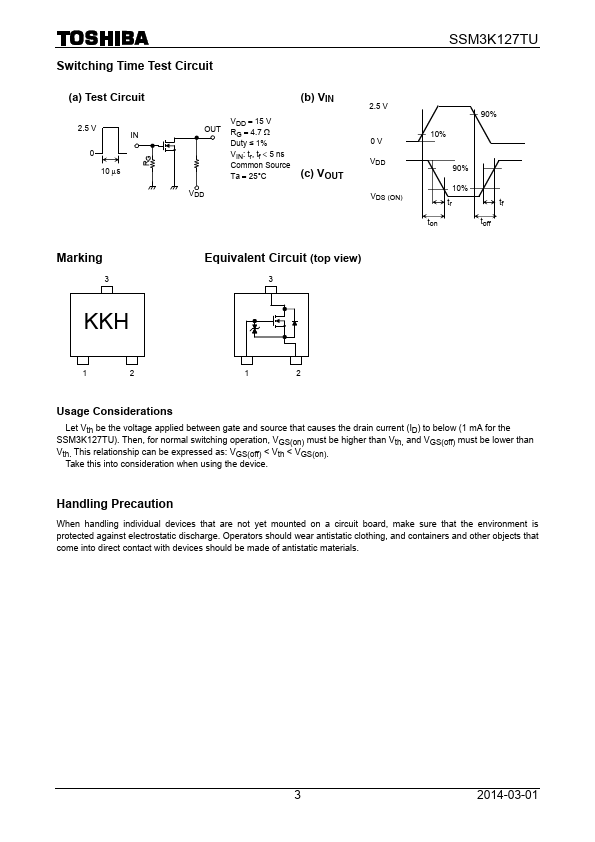 SSM3K127TU