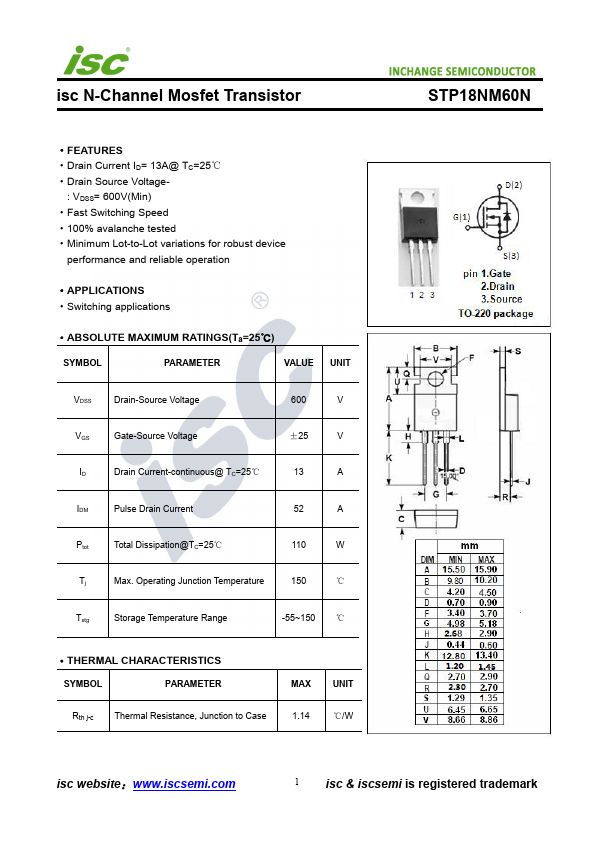 STP18NM60N