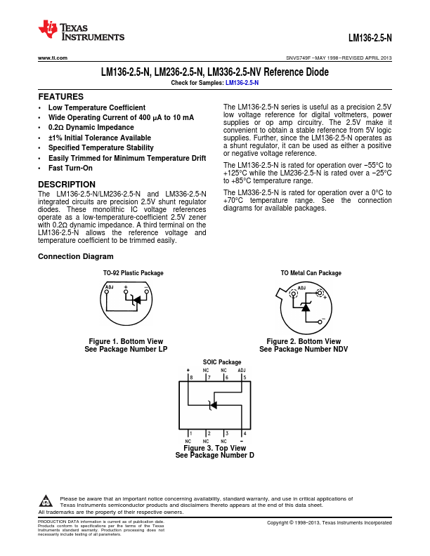 LM136-2.5-N