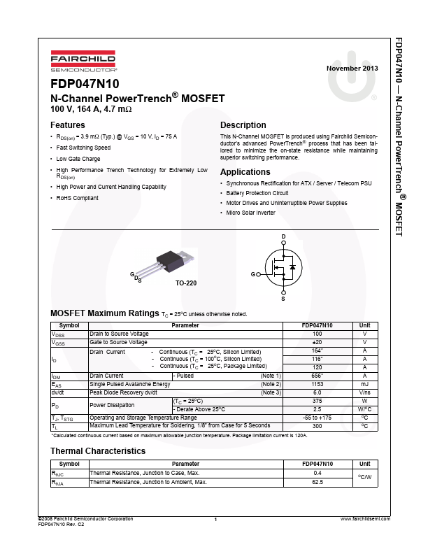 FDP047N10