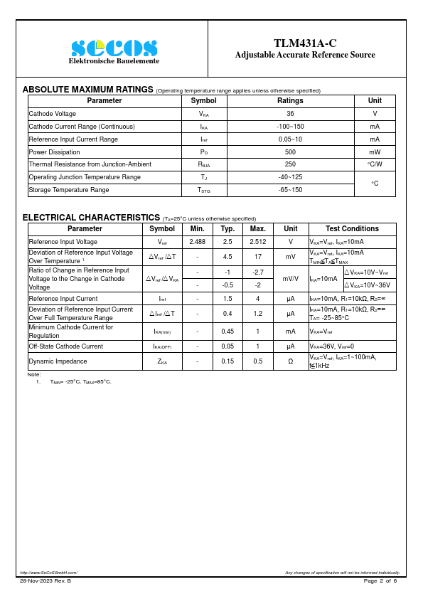 TLM431A-C