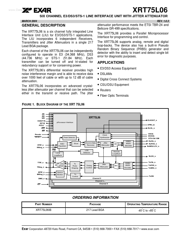 XRT75L06