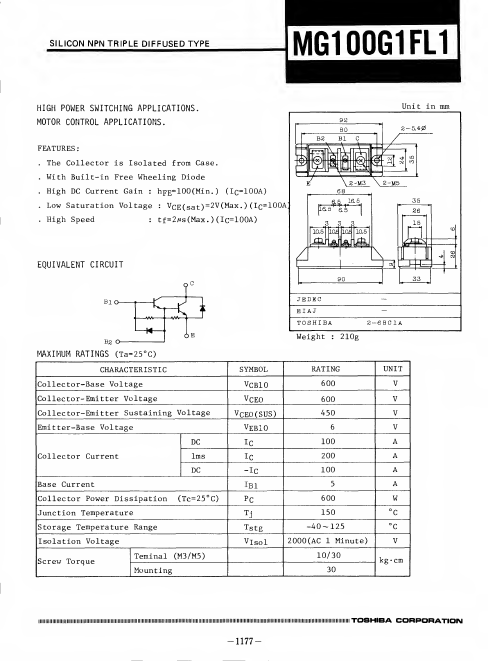 MG100G1FL1