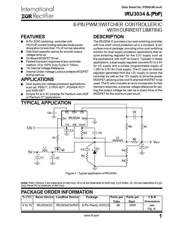 IRU3034PBF