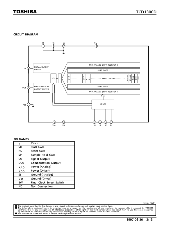 TCD1300D