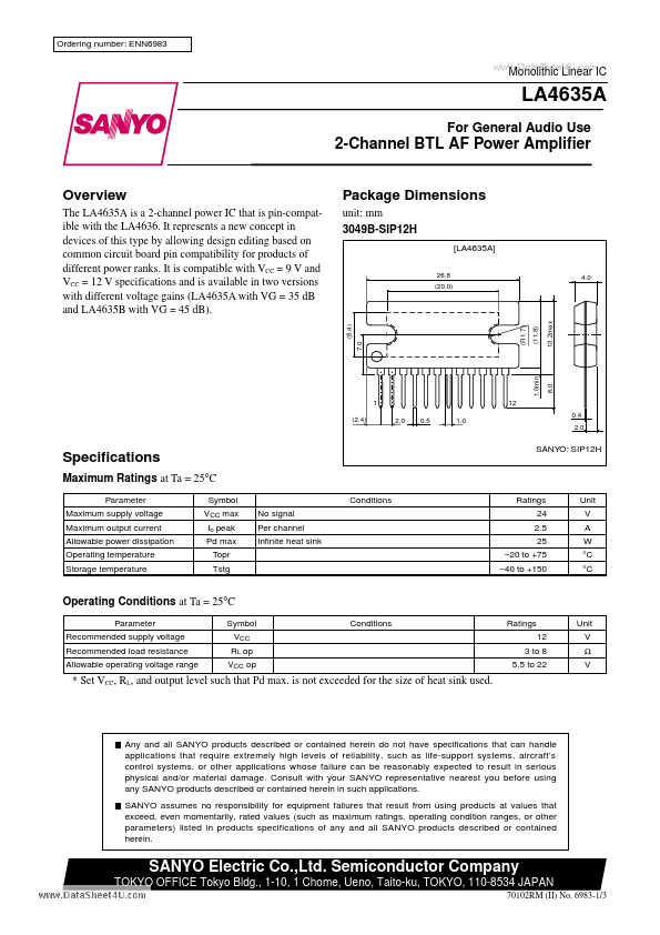 LA4635A