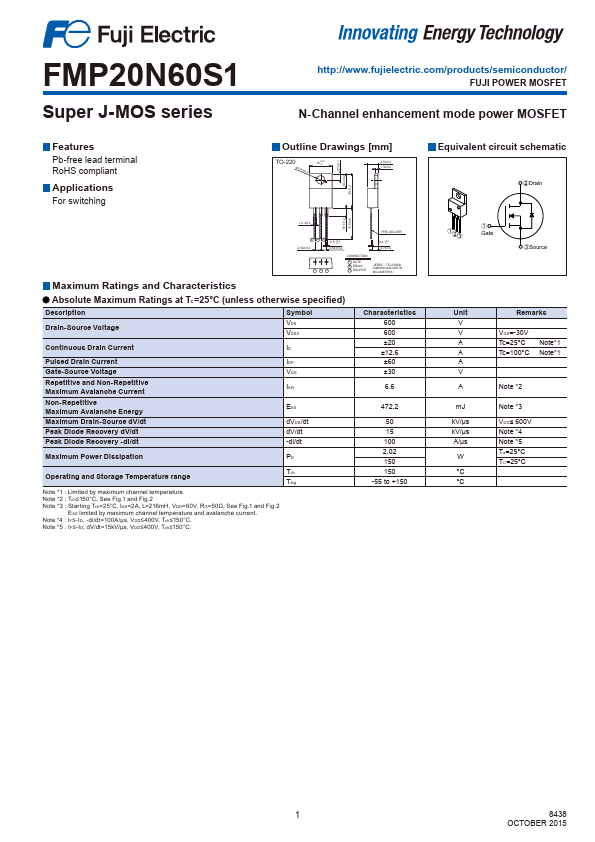 FMP20N60S1