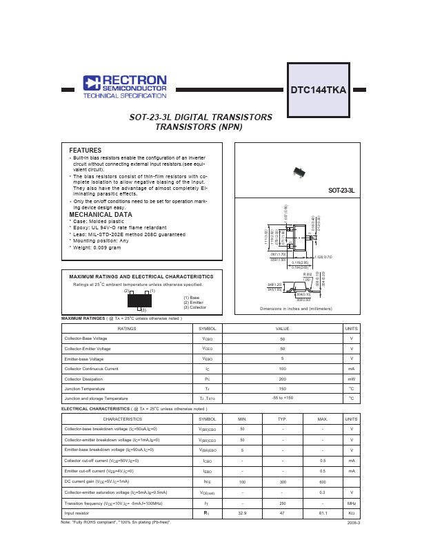 DTC144TKA