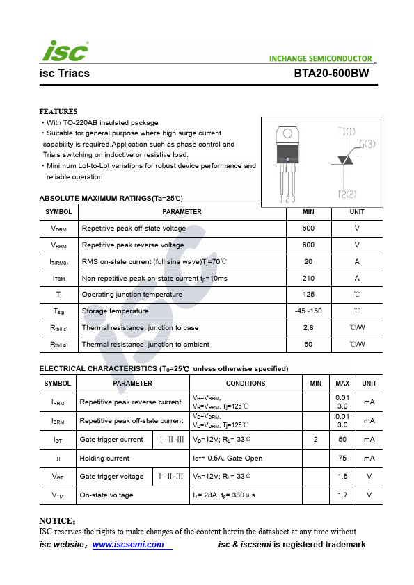 BTA20-600BW