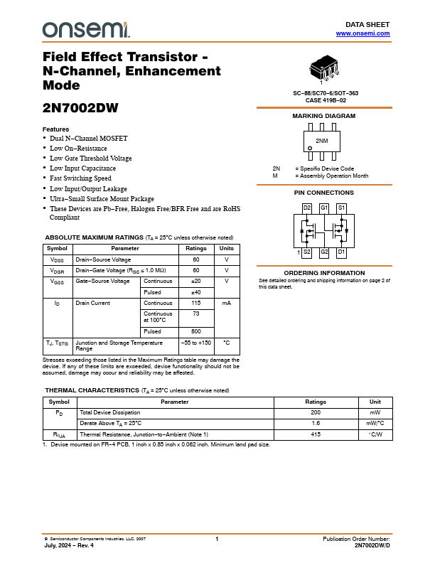 2N7002DW