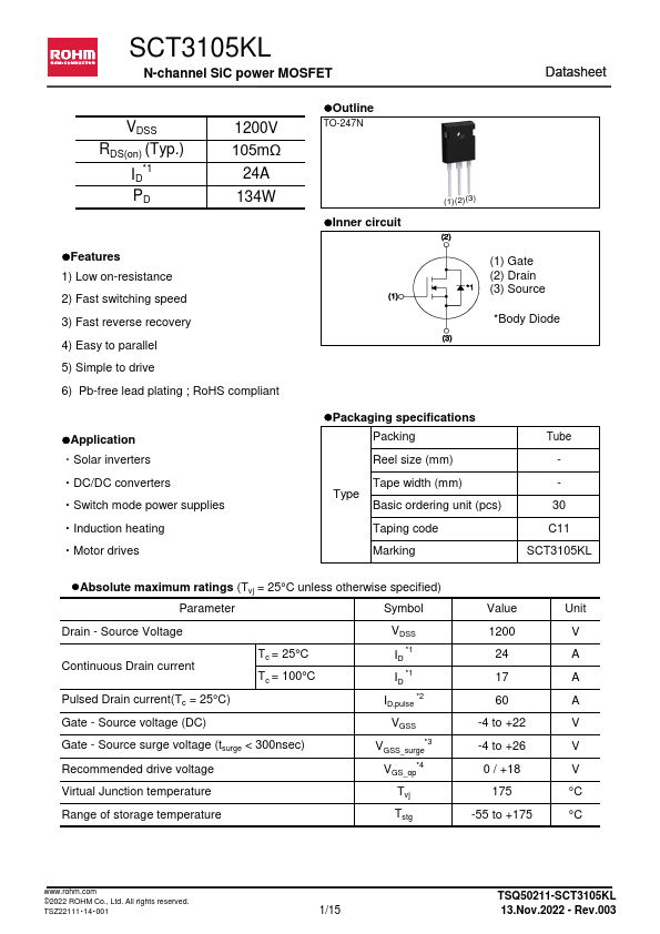 SCT3105KL