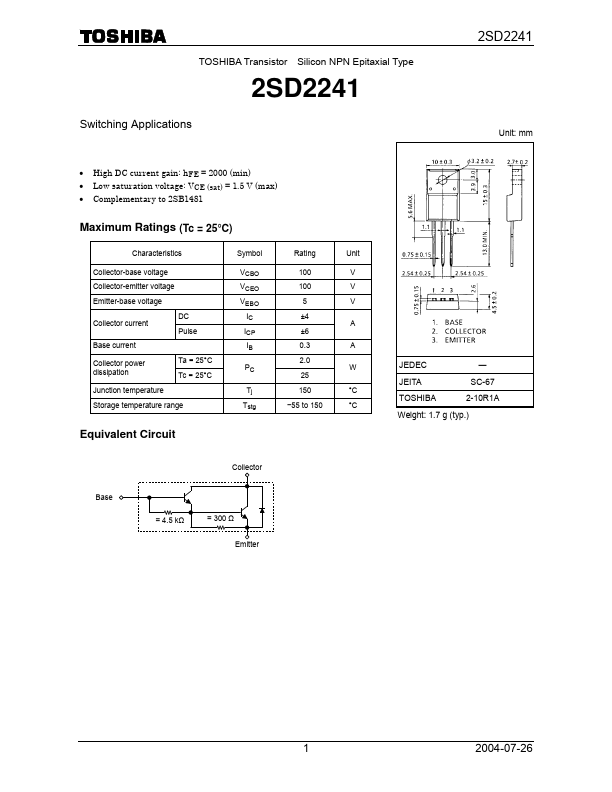 2SD2241