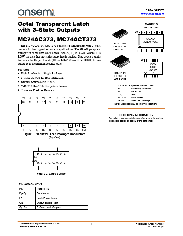 MC74AC373