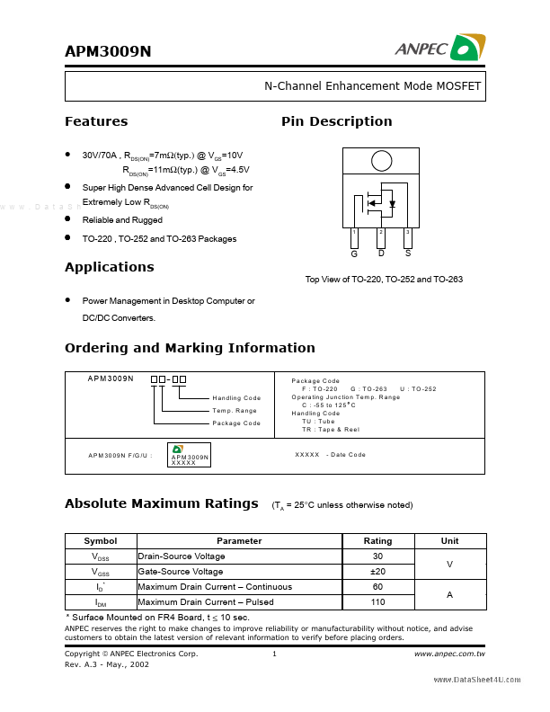 APM3009N