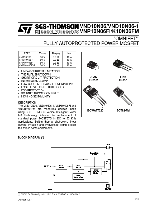 VNP10N06FI