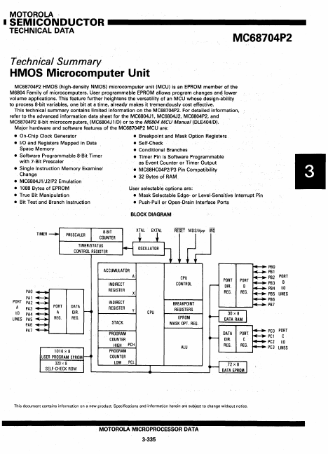 MC68704P2