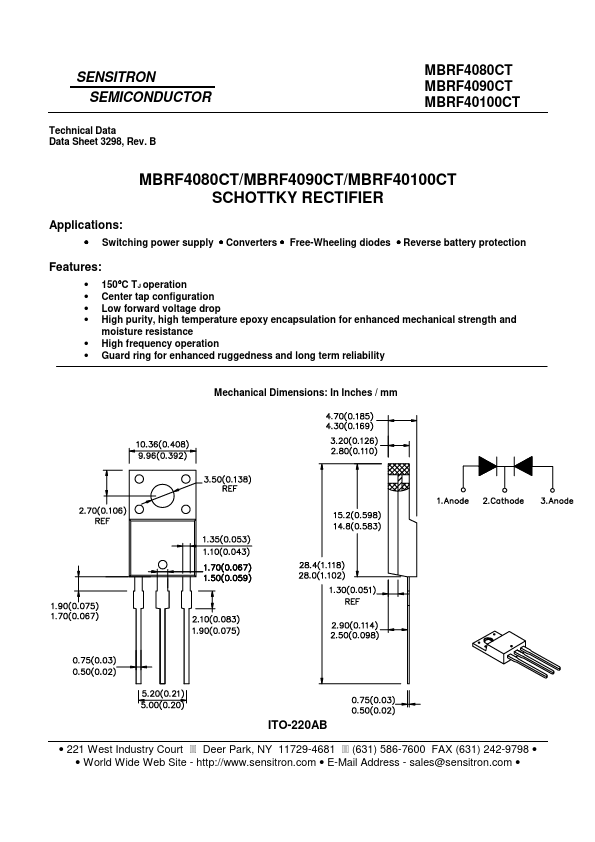 MBRF40100CT