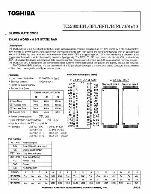 TC551001BFTL-85