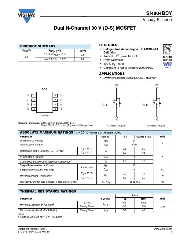 SI4804BDY