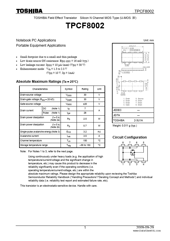 TPCF8002