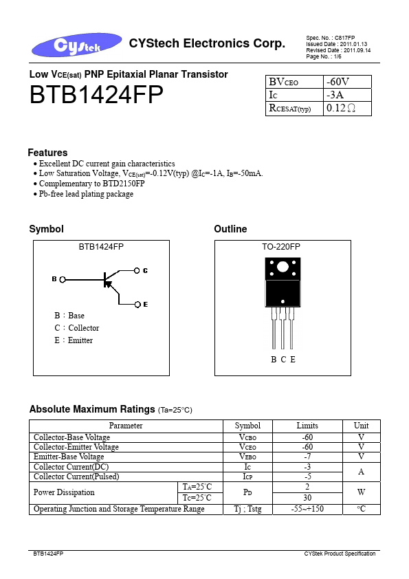 BTB1424FP