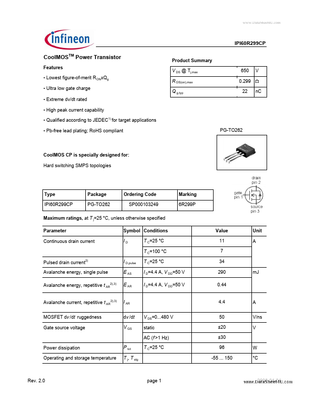 IPI60R299CP