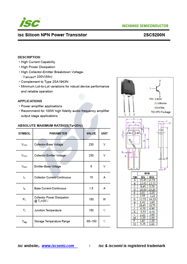 2SC5200N