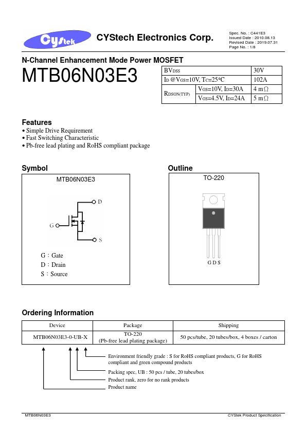 MTB06N03E3